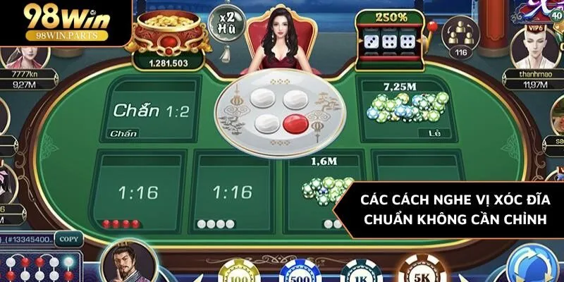 Cách nghe vị xóc đĩa 